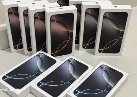 Apple iPhone 16 Pro Max, iPhone 16 Pro, iPhone 16, iPhone 16 Plus, Samsung S25 Ultra, Sony PS5 Pro - 8/16