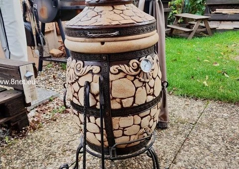 Tandoor 65L Kamień | Piec do grilla wykonany z szamotu - 1/4