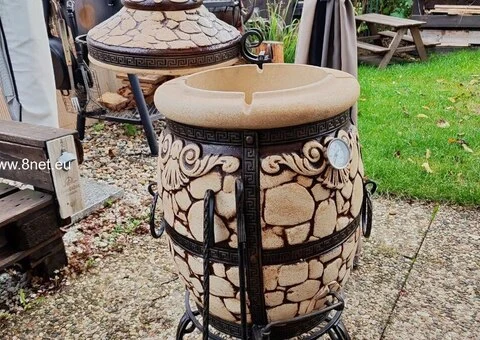 Tandoor 65L Kamień | Piec do grilla wykonany z szamotu - 2/4