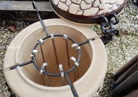 Tandoor 65L Kamień | Piec do grilla wykonany z szamotu - 3/4