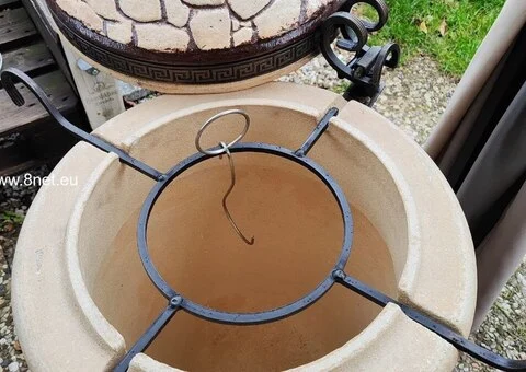 Tandoor 65L Kamień | Piec do grilla wykonany z szamotu - 4/4