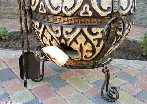 Tandoor ATTIKA 85L | Piekarnik grillowy Premium Fireclay - 4/4