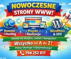 Wykonam stronę internetową TANIO od A do Z